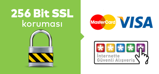 256 Bit SSL Koruması